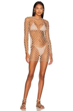 TULAROSA Swim Siren Sea Mini Dress