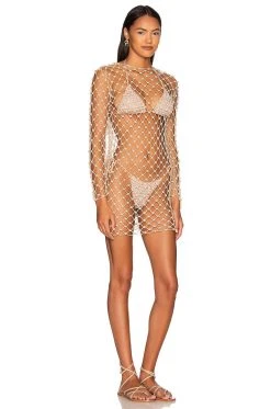 TULAROSA Swim Siren Sea Mini Dress