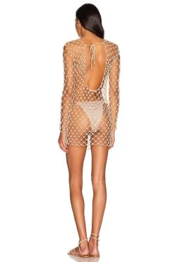 TULAROSA Swim Siren Sea Mini Dress