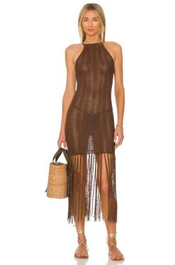Summer 2022 Deasia Crochet Fringe Dress
