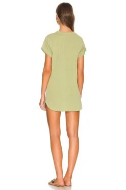 Summer 2022 Dresses Green The Jeannie Tee Shirt Dress