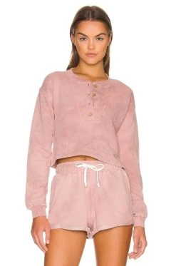 Summer 2022 Tops Green The Kelly Henley Sweatshirt