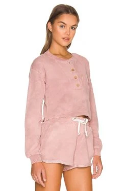 Summer 2022 Tops Green The Kelly Henley Sweatshirt