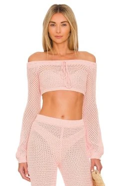 Summer 2022 Andy Off Shoulder Sweater