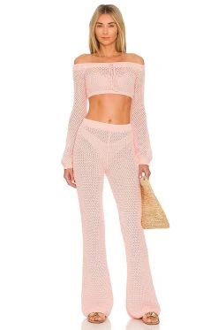 Summer 2022 Bottoms Andy Open Stitch Knit Pant 7 Summer 2022 Bottoms Andy Open Stitch Knit Pant