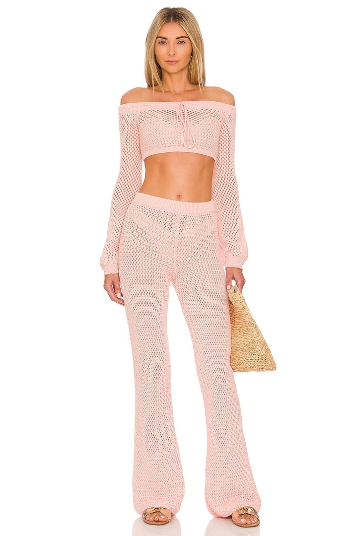Summer 2022 Bottoms Andy Open Stitch Knit Pant 4 Summer 2022 Bottoms Andy Open Stitch Knit Pant