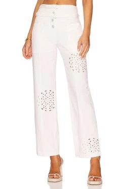 Fall 2022 Valentina Embroidered Pants Bottoms