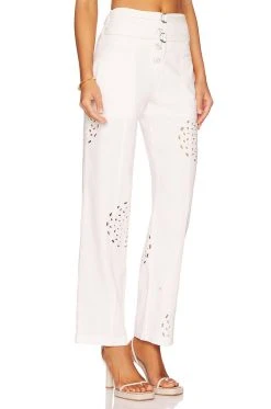 Fall 2022 Valentina Embroidered Pants Bottoms