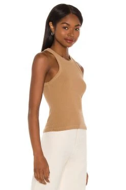 Summer 2021 Green The Maya Racer Tank Tops