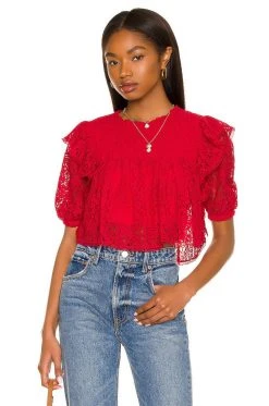 Spring 2021 Ashley Lace Top Tops