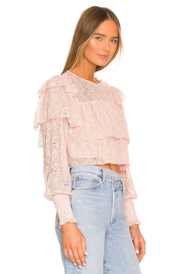 Spring 2022 Solange Lace Top 2 Spring 2022 Solange Lace Top