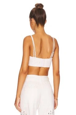 Fall 2022 Tops Valentina Embroidered Bra Top